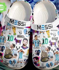 Lionel Messi Soccer Sport Custom Clogs Shoes For Fans