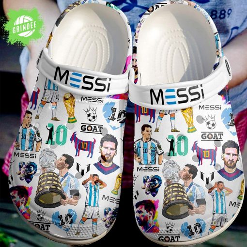 Lionel Messi Soccer Sport Custom Clogs Shoes For Fans