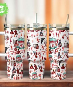Liverpool FC Sports Custom Stanley Quencher 40oz Tumbler With Handle