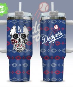 Los Angeles Dia de Los Muertos 40oz Tumbler With Handle Special Edition