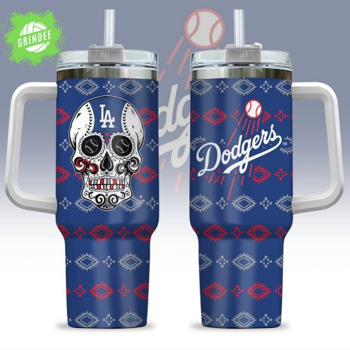 Los Angeles Dia de Los Muertos 40oz Tumbler With Handle Special Edition