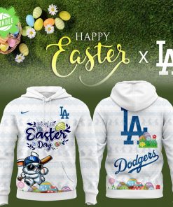 Los Angeles Dodgers Happy Easter 2025 Hoodie – MLB Holiday Edition