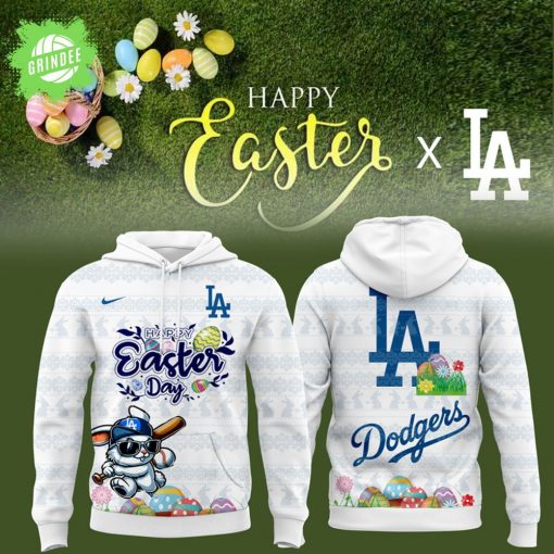 Los Angeles Dodgers Happy Easter 2025 Hoodie – MLB Holiday Edition