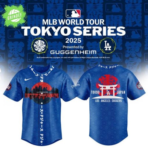 Los Angeles Dodgers MLB Tokyo Series Baseball Jersey 2025 New Limited Edition