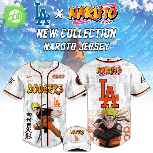Los Angeles Dodgers MLB x Naruto Baseball Jersey – Limited Edition Anime MLB Collab
