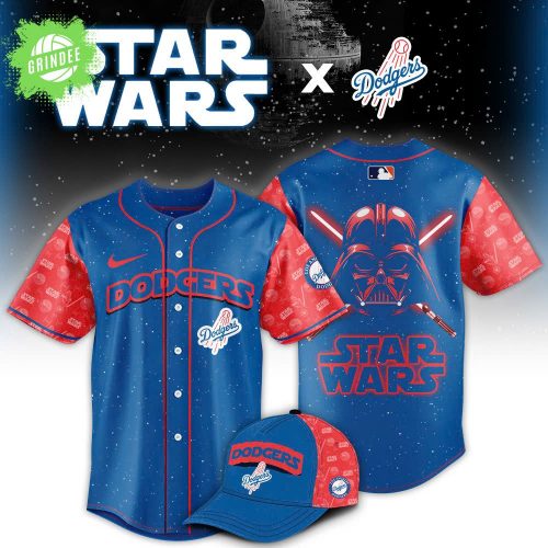 Los Angeles Dodgers Star Wars Baseball Jersey – Darth Vader Collab