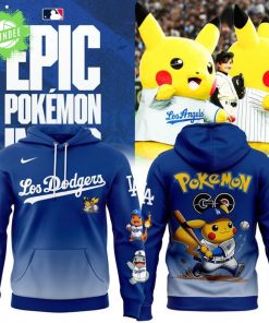 Los Angeles Dodgers Tokyo Series 2025 x Pokemon Go Hoodie Limited Edition