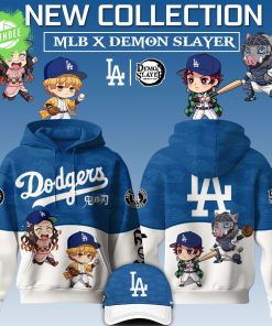Los Angeles Dodgers X Demon Slayer Special Edition Hoodie 2025 MLB