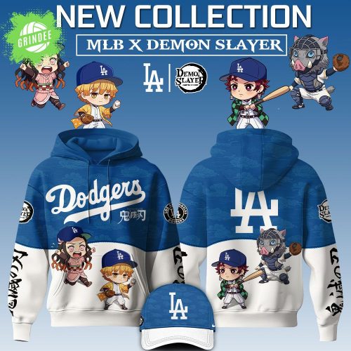 Los Angeles Dodgers X Demon Slayer Special Edition Hoodie 2025 MLB