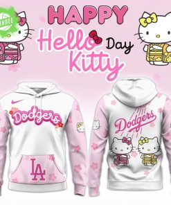 Los Angeles Dodgers X Hello Kitty 2025 Hoodie & Hat Combo Limited Edition