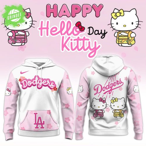 Los Angeles Dodgers X Hello Kitty 2025 Hoodie & Hat Combo Limited Edition