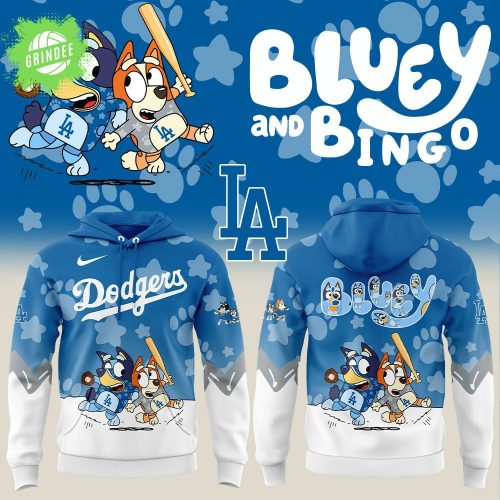 Los Angeles Dodgers x Bluey and Bingo Hoodie Limited Edition 2025