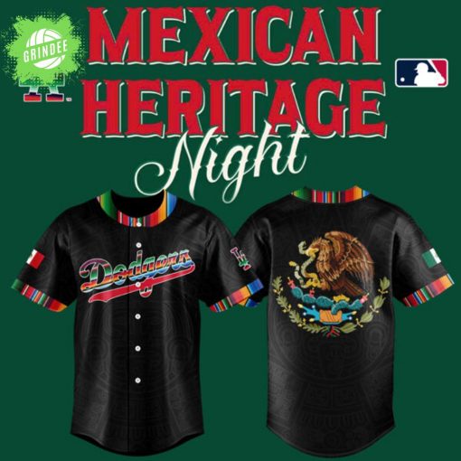 Los Angeles Dodgers x Mexican Heritage Night 2025 Baseball Jersey Limited Edition