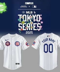 Los Angeles Dodgers x Takashi Murakami MLB World Tour Tokyo Series Custom Jersey 2025 (Name & Number)