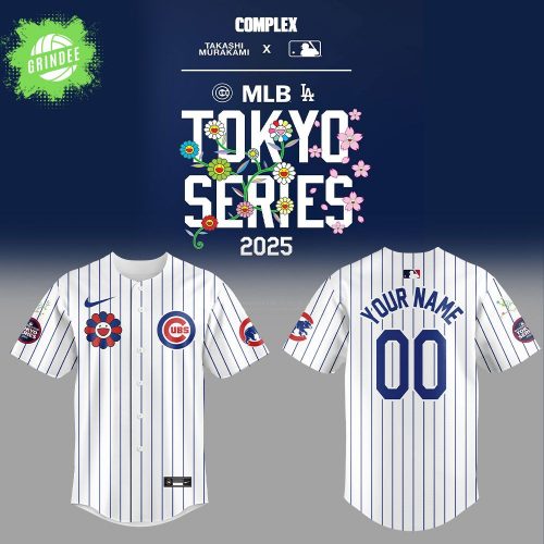 Los Angeles Dodgers x Takashi Murakami MLB World Tour Tokyo Series Custom Jersey 2025 (Name & Number)