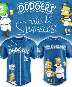 Los Angeles Dodgers x The Simpsons Heritage Baseball Jersey
