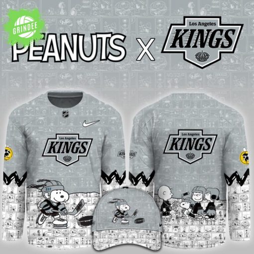 Los Angeles Kings x Peanuts 75th Anniversary Hockey Jersey Limited Edition