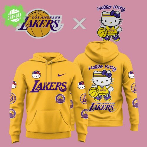 Los Angeles Lakers x Hello Kitty 2024-2025 Season Collection Hoodie