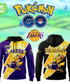 Los Angeles Lakers x Pokémon Pikachu GO Hoodie NBA Limited Edition