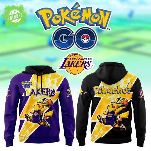 Los Angeles Lakers x Pokémon Pikachu GO Hoodie NBA Limited Edition