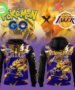 Los Angeles Lakers x Pokémon Pikachu GO V2 Hoodie NBA Special Edition