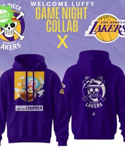 Luffy and the Straw Hat Pirates x Los Angeles Lakers Hoodie