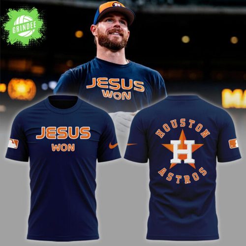 MLB x Nike “Jesus Won” Navy T-Shirt 2025 Limited Edition