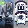 Mammoths New Logo design Limited Edition Custom Name And Number hockey Jersey