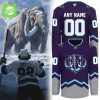 Mammoths New Logo Limited Edition Custom Name And Number hockey Jersey