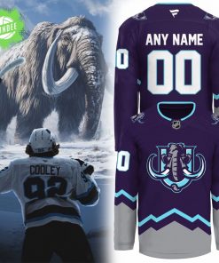 Mammoths New Logo design Limited Edition Custom Name And Number hockey Jersey