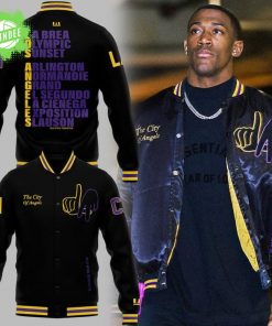 Men’s Los Angeles Lakers “City of Angels” Jacket 2025 Special Collection