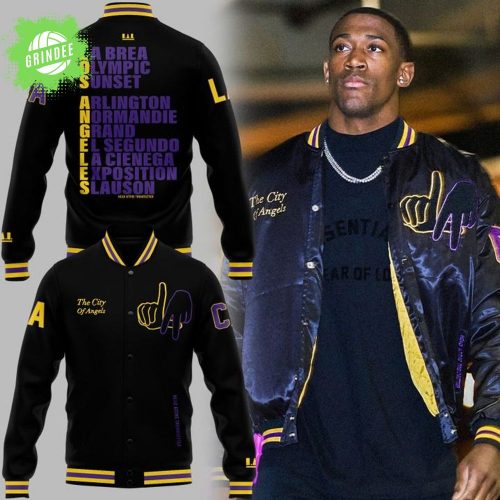 Men’s Los Angeles Lakers “City of Angels” Jacket 2025 Special Collection