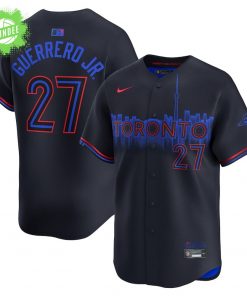 Men’s Toronto Blue Jays Vladimir Guerrero Jr. Nike Black 2024 City Connect Limited Player Jersey