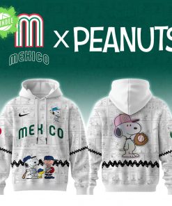 Mexico Baseball Team X Peanuts 2025 World Baseball Classic Nike Hoodie