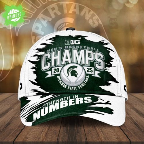 Michigan State Spartans Men’s Basketball Champions Cap 2025 “Strength in Numbers” Edition