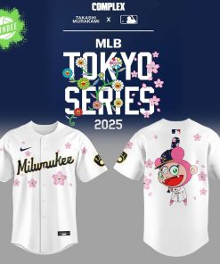 Milwaukee Brewers x Takashi Murakami MLB World Tour Tokyo 2025 Baseball Jersey
