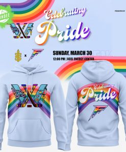Minnesota Frost PWHL x ELI Adult Pride Hoodie Limited Edition