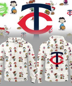 Minnesota Twins Peanuts 75th Anniversary Hoodie Special Edition