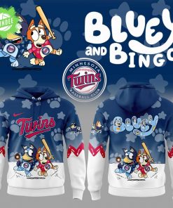 Minnesota Twins x Bluey and Bingo Hoodie Limited Edition 2025