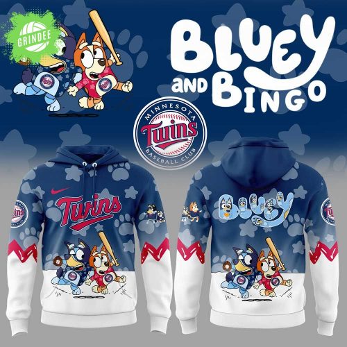 Minnesota Twins x Bluey and Bingo Hoodie Limited Edition 2025