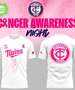 Minnesota Twins x Cancer Awareness Night 2025 T-Shirt – Limited Edition