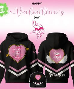 Minnesota Vikings 2025 Valentine Game Day Hoodie – Limited Edition