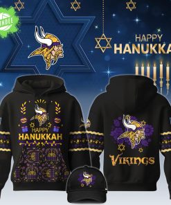 Minnesota Vikings Hanukkah Limited Edition Hoodie – 2025 Holiday Collection