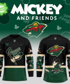 Minnesota Wild Mickey & Friends Hockey Jersey 2025