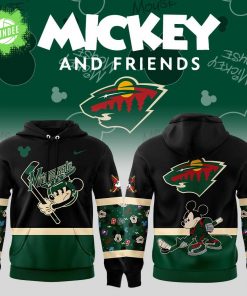 Minnesota Wild Mickey & Friends Limited Edition Hoodie 2025
