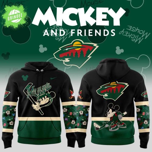 Minnesota Wild Mickey & Friends Limited Edition Hoodie 2025