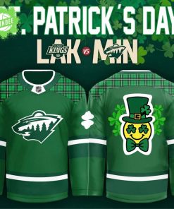 Minnesota Wild St. Patrick’s Day Hockey Jersey 2025 Special Edition