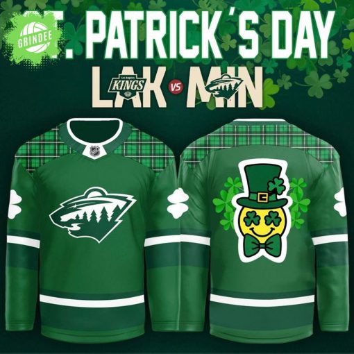 Minnesota Wild St. Patrick’s Day Hockey Jersey 2025 Special Edition