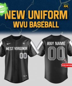 New Uniform West Virginia Baseball 24-25 Coal Rush Baseball Jersey