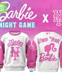 New York Mets x Barbie Night Game Sweatshirt 2025 Limited Edition